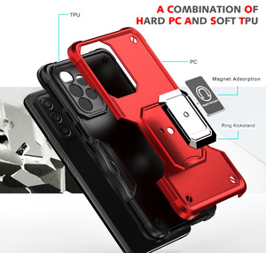 Coques de téléphone magnétiques résistantes aux chocs avec support d'anneau de protection Étui de téléphone portable pour Samsung <span class=keywords><strong>Galaxy</strong></span> A53 A33 5G - Product Image 3