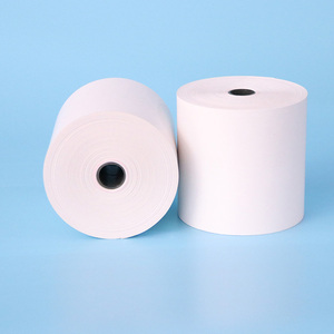 Custom 80mm X 80mm rotolo di carta termica cassiere <span class=keywords><strong>per</strong></span> macchine <span class=keywords><strong>POS</strong></span> singolo strato 57mm modello numero - Product Image 3
