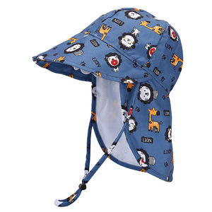 Nouveau chapeau bob Panama d'été pour bébés garçons et filles, motif dessin animé, maille respirante, chapeau de soleil de plage pour enfants, protection <span class=keywords><strong>UV</strong></span> pour enfants - Product Image 1