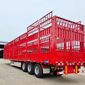 Precio <span class=keywords><strong>de</strong></span> fábrica 3 Axle 60 Ton Remolque <span class=keywords><strong>de</strong></span> <span class=keywords><strong>ganado</strong></span> Estaca <span class=keywords><strong>de</strong></span> <span class=keywords><strong>ganado</strong></span> Transporte <span class=keywords><strong>de</strong></span> carga Semi Remolque <span class=keywords><strong>Jaula</strong></span> Remolque - Product Image 3