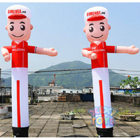 XIXI JOUETS Air Dancer Poupée dansante gonflable 3m de haut mains ondulées publicité gonflables