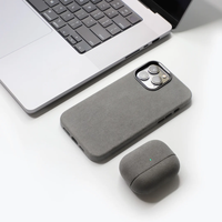 Étui de protection magnétique en Alcantara de luxe italien pour iPhone 18, compatible iPhone 14, 15, 16, 17 Pro Max, étanche et simple