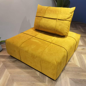 Italian Design Freely Combined Living Room Furniture Freeman Lounge Leather Modular Sofa Square Waffle Shape