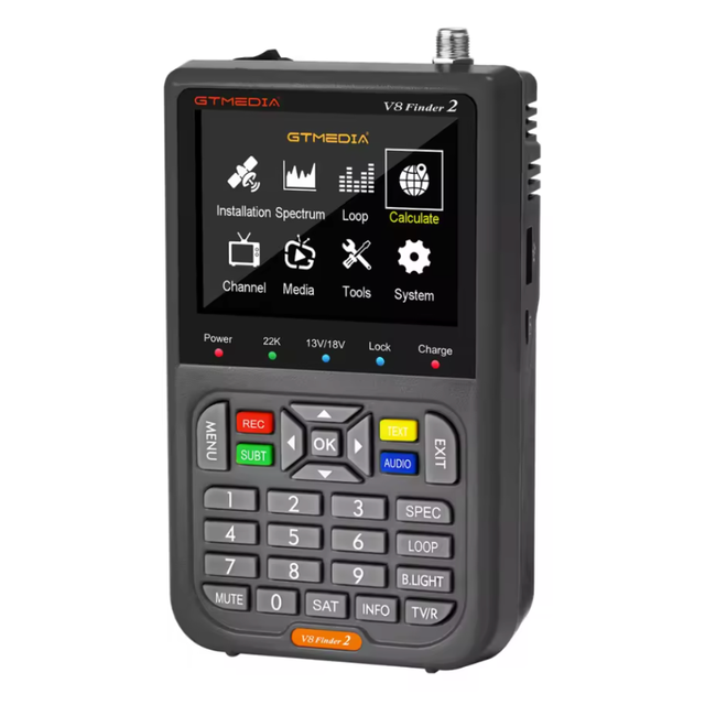 Brand New V8 Finder 2 Satellite Finder H.265 DVB-S2/S2X Satellite Singal Meter Satfinder in Stock