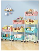 Étagère de rangement multifonctionnelle pour la maison, vente en gros d'usine, avec roulettes