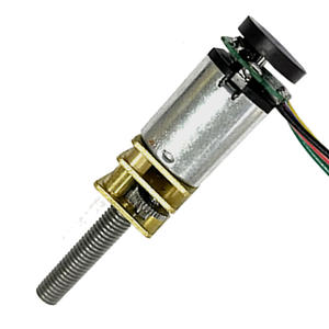 Motorreductor en miniatura N20 M3 con tornillo de acero al carbono, actuador lineal con motor de CC y codificador para control de movimiento de precisión - Product Image 3