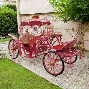 2025 chariot de cheval de citrouille dorée chariot de <span class=keywords><strong>cendrillon</strong></span> pour mariage calèche tirée par des chevaux tourisme tourisme calèche - Product Image 2