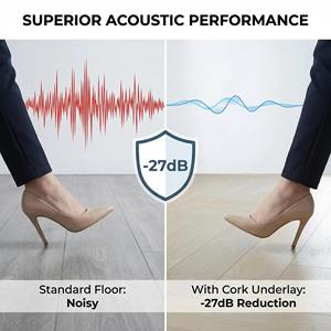 Parquet <span class=keywords><strong>chêne</strong></span> à chevrons ignifuge et acoustique à trois couches 710x127mm avec système <span class=keywords><strong>de</strong></span> réduction du bruit pour bureaux d'entreprise et espaces extérieurs - Product Image 3