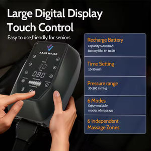 Masajeador de Piernas por Compresión de Aire 6D al por Mayor de Fábrica con Control de Tiempo y Logotipo Personalizado, Presoterapia para Mejorar la Circulación Muscular - Product Image 2