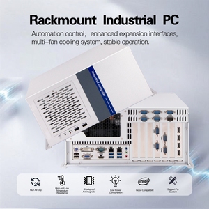 Placa Base AXT 3U con Procesador Core I3 I5 I7, PC Industrial Integrado sin Ventilador, Computadora de Rack en Stock, Rackmount Fanless Industrial - Product Image 6