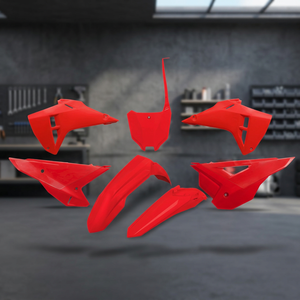 Kit Carenature in Plastica Rosse XFUN 2021-2024 per Moto CRF 450RX Kit Restyling dall'Italia - Product Image 3