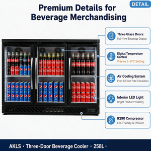 Réfrigérateur à porte vitrée en vente directe d'usine, refroidisseur <span class=keywords><strong>Coca</strong></span>-<span class=keywords><strong>Cola</strong></span>, vitrine réfrigérée - Product Image 3