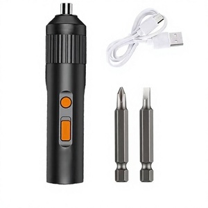 Destornillador, taladro pequeño tipo pistola, taladro eléctrico pequeño de iones de litio, juego de destornilladores totalmente automático de 47 piezas y accesorios - Product Image 6