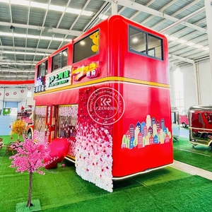 Camion de restauration mobile à double étage en acier inoxydable 2025, remorque pour glaces et café - Product Image 6