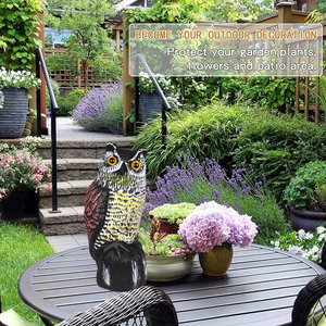 Répulsif <span class=keywords><strong>d</strong></span>'<span class=keywords><strong>Oiseaux</strong></span> Corbeaux au Design Réaliste en PE avec Plusieurs Options de Montage pour Terrasse Extérieure et Café – En Stock - Product Image 5