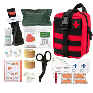 Trousse de premiers secours personnalisée Firstime, trousse de premiers secours en nylon, trousse tactique IFAK pour la survie en milieu sauvage - Product Image 2