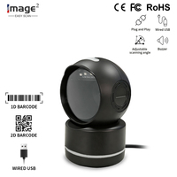 Escáner de Códigos de Barras 2D de Escritorio, Omnidireccional, Automático, Lector de Códigos QR 1D y 2D, USB, Tamaño A4, en Stock, para Comercio Minorista y Supermercados
