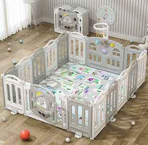 Parc pour bébé, tapis de jeu pour enfants, tapis de sol pour bébé, barrière de sécurité pour tout-petits, best-seller - Product Image 2