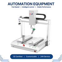 Robot de distribution automatique à quatre axes pour colle à viscosité moyenne, système de distribution de pâte à souder, machine de distribution
