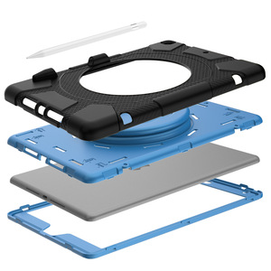 Ốp bảo vệ máy tính bảng 10.2 inch chống sốc Silicon nặng toàn thân có chân đế cho iPad 10 - Product Image 2