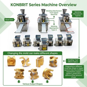 Máquina para Hacer Samosas KONBRIT, 4800 Piezas/Hora, Máquina Automática para Samosas, Máquina Comercial para Dumplings, Motor de Cobre Puro, Grado Alimenticio - Product Image 5