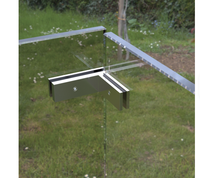 Supports de balustrade en acier inoxydable antirouille au design moderne pour coins à 90 degrés, pour rampes de piscine extérieures
