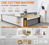 Machine de découpe CNC automatique pour feuilles d'acrylique, panneaux KT, panneaux en mousse et produits d'affichage publicitaire