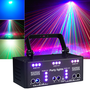21 Eyes Indoor Stage Lighting Effect <strong>LED</strong> <strong>Projector</strong> <strong>RGB</strong> UV Disco Party Light <strong>DMX</strong> 512 Sound Activated Ravelight Remote Lights - Product Image 2
