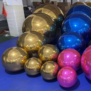 Şişme ayna top PVC büyük yansıtıcı ayna balon büyük parlak top disko noel topları düğün olaylar dekorasyon - Product Image 1