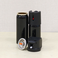 Aluminium-PET-Sprühflasche mit Auslöser, 100ml, zur Selbstverteidigung, Runde Aerosoldose mit Individuellem Logo, Fassungsvermögen 500ml
