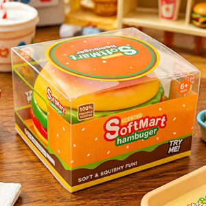 Squishy Realistico a Forma di Hamburger Gigante, Giocattolo Antistress Alimentare Oversize, Fidget Creativo per Alleviare lo Stress - Product Image 3