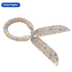 وشاح ثلج أنيق من البوليستر للصيف ومبرد للحيوانات الأليفة عصابة رأس مطبوعة وحزام لعيد الميلاد أو الهالونوس للكلاب أو القطط - Product Image 6