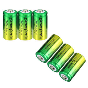 แบตเตอรี่ลิเธียมแบบชาร์จได้ Skywolfeye 16340 ความจุ 180mAh 3.7V สำหรับเลเซอร์พอยเตอร์และไฟฉาย - Product Image 3