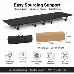 <span class=keywords><strong>Lit</strong></span> <span class=keywords><strong>de</strong></span> camp pliable en alliage d'aluminium léger <span class=keywords><strong>pour</strong></span> le camping en plein air, la sieste au bureau et les voyages - Product Image 6