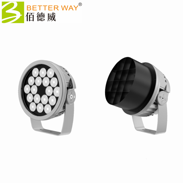 RDM 120W RGBW LED Flood Light  DMX  Control 230V Outdoor Lighting High Power