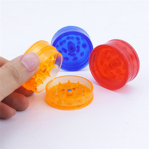 Molino de Hierbas de Plástico de Venta Caliente, Exquisito Molinillo Manual de Tabaco de Plástico de 3 Partes, 40mm/60mm, Accesorios para Fumadores, Trituradores - Product Image 1