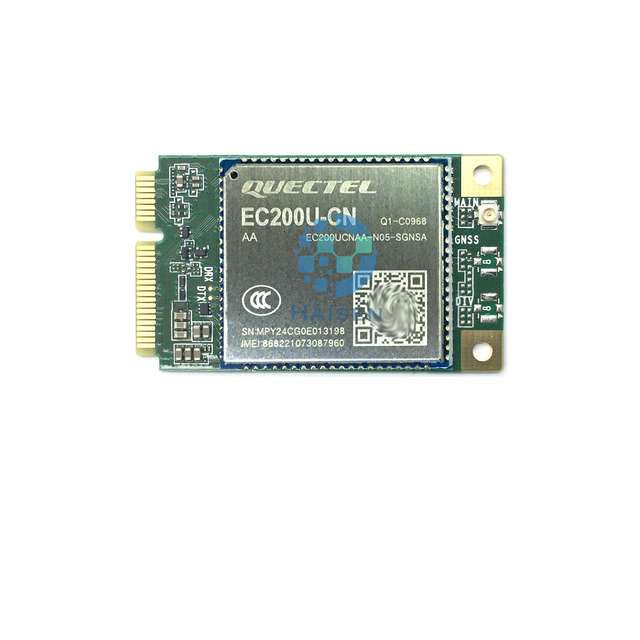 HAISEN Quectel EC200U EC200U-CN EC200U-EU EC200U-AU MINIPCIE IoT 4G CAT1 Module Supports GPS Positioning