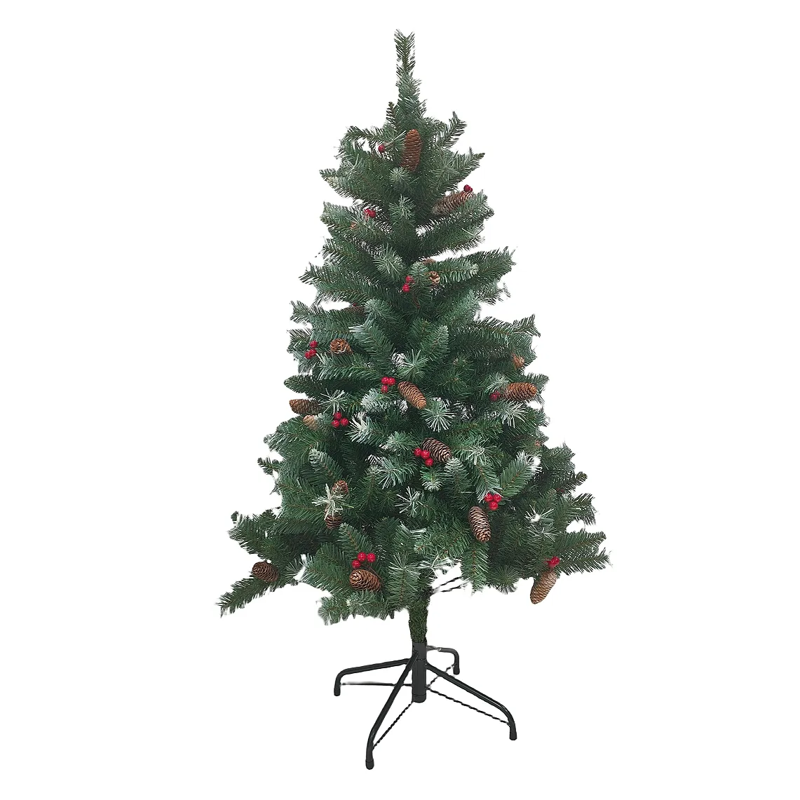 Hoge Kwaliteit Kerstboom Eenvoudig Te Installeren Kunstmatige Kerstboom Met Dennenappel Voor Indoor Huisdecoraties Op Kerstfestival