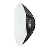 Godox 120cm Top Octogone Portable Pliable Softbox pour Studio Photo Vidéo Flash & LED Lighting Bowens Mount Box Inclus