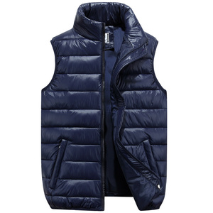 Chaleco Casual Moderno de Alta Calidad, Holgado, Talla Grande, para Uso Diario, con Cuello Alto y Acolchado Horizontal para Hombre - Product Image 2