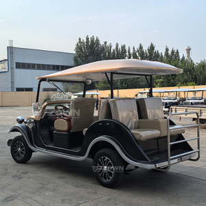 Wholesale ZOWN Retro Style Electric <b>Vintage</b> Car 4-Wheel 6/8/10 Seater Low Price Zero Emissions <b>Safe</b> Reliable Sightseeing Travel - Product Image 6