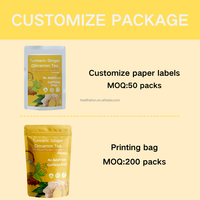 Tisane au Curcuma, Gingembre et Cannelle en Sachets – Infusion Apaisante pour Femmes, Idéale pour le Sommeil et la Détente – Meilleure Vente
