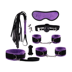 Jouets Alternatifs pour Adultes, Ensemble de Contrainte SM, Sangles Réglables, Bandeau pour les Yeux, Bâillon à Boule, Corde, <span class=keywords><strong>Fouet</strong></span>, Jouet Sexuel, Préféré par <span class=keywords><strong>Amazon</strong></span> FBA - Product Image 4
