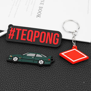 Porte-clés personnalisé en PVC souple imprimé Cartoon Paysage Modèles Cadeaux promotionnels de voyage - Product Image 4