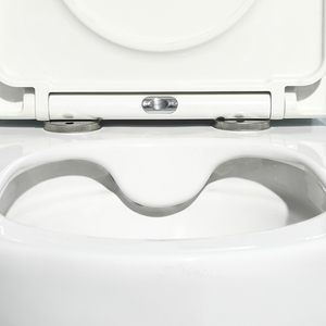 Set wc da bagno da 48 cm con montaggio a parete in stile occidentale di fascia alta in ceramica a due pezzi con ciotola allungata senza montatura da parete-Hang <span class=keywords><strong>W.C.</strong></span> - Product Image 5