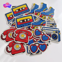 Autocollants en vinyle découpés sur mesure, durables, adhésif puissant, autocollants individuels avec logo unique, impression numérique imperméable, personnalisés