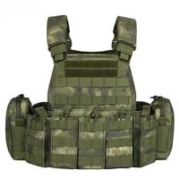 JinTeng Fournisseur tactique d'usine Polyester 1000D de haute qualité Extension facile Porte-plaque MOLLE Gilet d'entraînement tactique en plein air