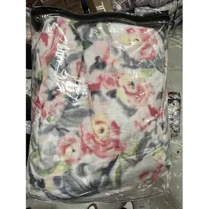 <b>Flannel</b> <b>Sheet</b> Set King Size Floral Print Assorted Home Bedding 5 Pack Classic Style - Product Image 3