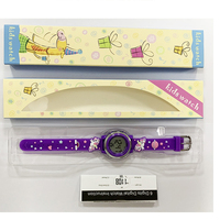 7 couleurs LED lumières lumineuses 3ATM étanche montre de Sport numérique pour filles chronomètre avec alarme dessin animé Relojes Digitales