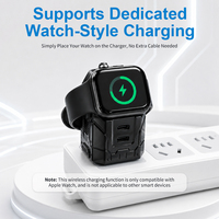 Cargador de Pared GaN de 45W con Doble Puerto USB C PD de Carga Rápida, Enchufe Estadounidense, Cable de Carga Inalámbrica Tipo C con Cordón, Venta al Por Mayor OEM